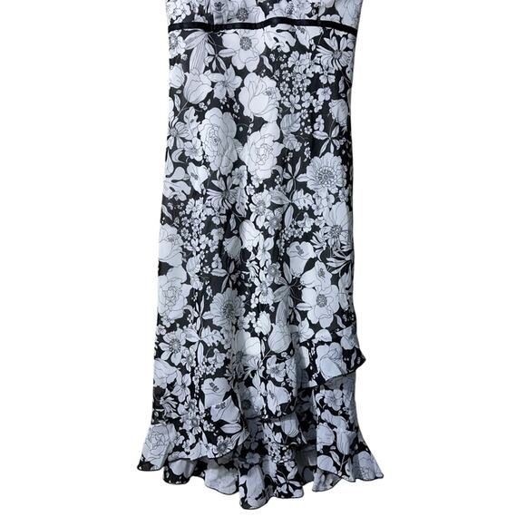 Charlotte Russe Y2K 90s Floral Midi Dress FITS MEDIUM (Tagged Large) - Picture 3 of 11